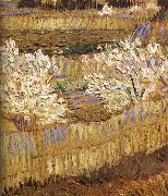 Vincent Van Gogh Detail of blooming peach France oil painting artist